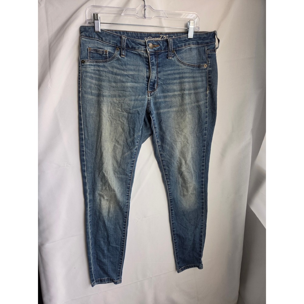 Universal Thread Skinny Jeans Womens Blue Medium Wash Skinny Mid Rise